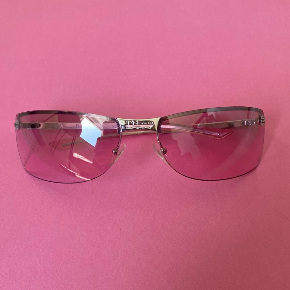 Vintage Y2K Dior Adiorable Sunglasses - Pink